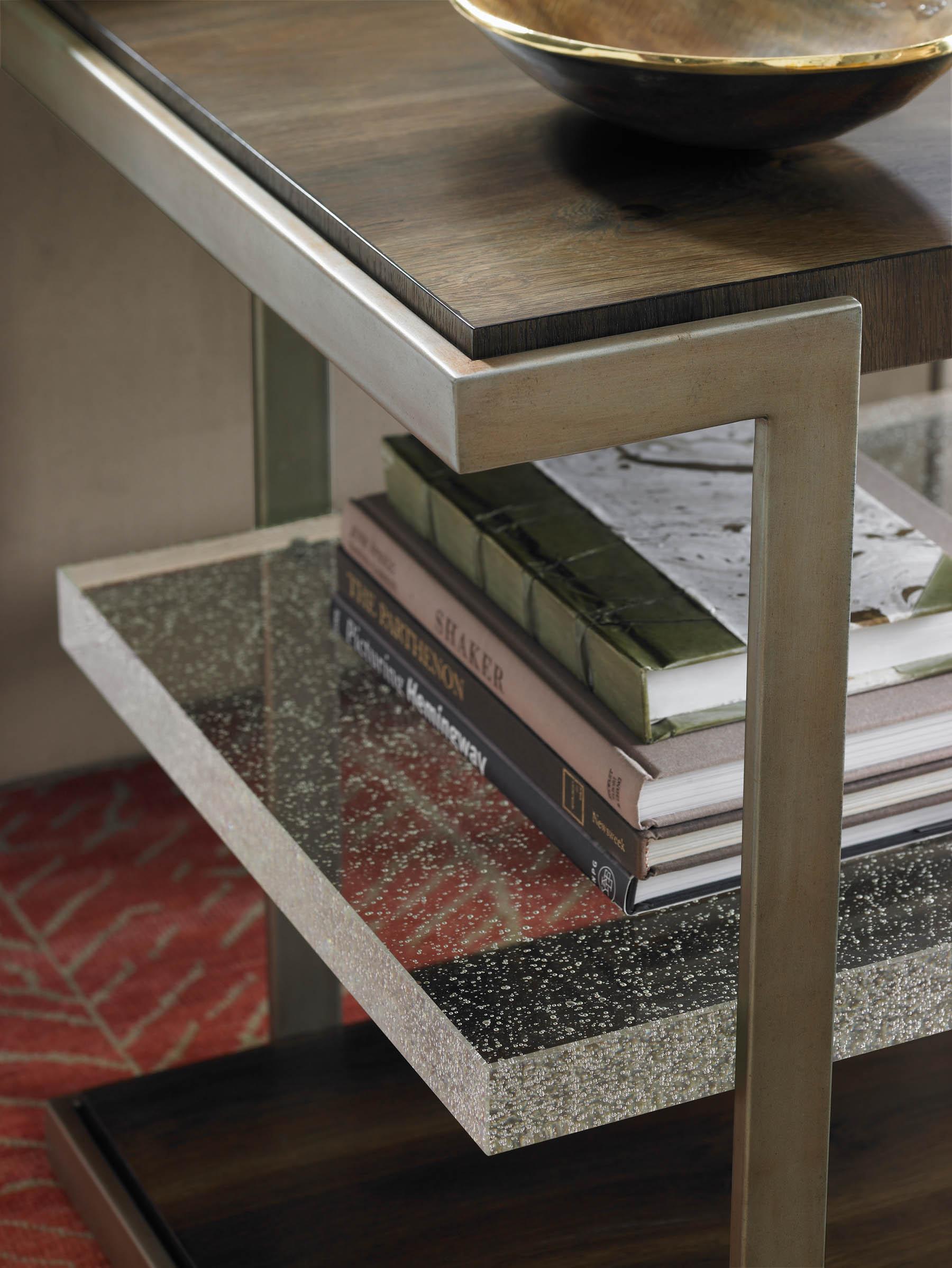 Schnadig Modern Artisan ATSENDTAB002 Artisans End Table with Glass